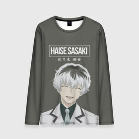 Мужской лонгслив 3D с принтом HAISE SASAKE Tokyo Ghoul в Белгороде, 100% полиэстер | длинные рукава, круглый вырез горловины, полуприлегающий силуэт | Тематика изображения на принте: anime | kaneki ken | tokyo ghoul | tokyo ghoul: re | аниме | анимэ | гули | джузо сузуя | канеки кен | кузен йошимура | наки | нишики нишио | ре | ренджи йомо | ризе камиширо | токийский гуль | тоука киришима | ута