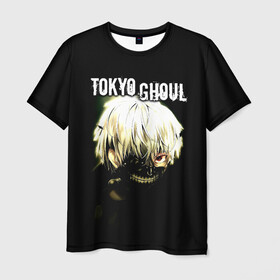 Мужская футболка 3D с принтом Токийский гуль Канеки Кен в Белгороде, 100% полиэфир | прямой крой, круглый вырез горловины, длина до линии бедер | anime | kaneki ken | tokyo ghoul | tokyo ghoul: re | аниме | анимэ | гули | джузо сузуя | канеки кен | кузен йошимура | наки | нишики нишио | ре | ренджи йомо | ризе камиширо | токийский гуль | тоука киришима | ута