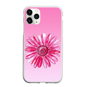Чехол для iPhone 11 Pro матовый с принтом розовая ромашка в Белгороде, Силикон |  | акварель | арт | весна | гортензия | лето | природа | рисунок | розовый | ромашка | свежесть | цветок | цветы | яркий | ярко