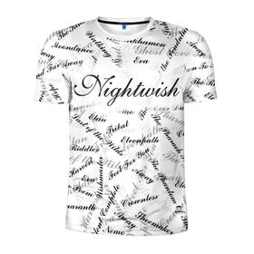 Мужская футболка 3D спортивная с принтом Nightwish Songs / Найтвиш песни (Z) в Белгороде, 100% полиэстер с улучшенными характеристиками | приталенный силуэт, круглая горловина, широкие плечи, сужается к линии бедра | music | nightwish | nuclear blast | rock | spinefarm | лого | музыка | найтвиш | рок | симфоник метал | тарья турунен | флор янсен