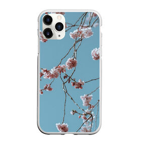 Чехол для iPhone 11 Pro Max матовый с принтом Весна в Белгороде, Силикон |  | весна | небо | сакура | свежесть | цветы