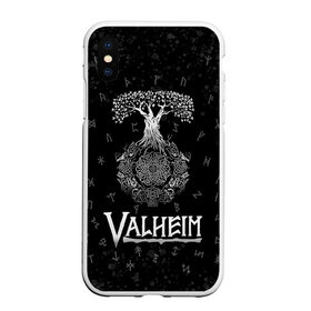 Чехол для iPhone XS Max матовый с принтом Valheim Руны Иггдрасиль в Белгороде, Силикон | Область печати: задняя сторона чехла, без боковых панелей | Тематика изображения на принте: valheim | вальхейм | дерево | иггдрасиль | игдрасиль | игра | икдросиль | логотип игры | мировое древо | много рун | паттерн | руна | руны