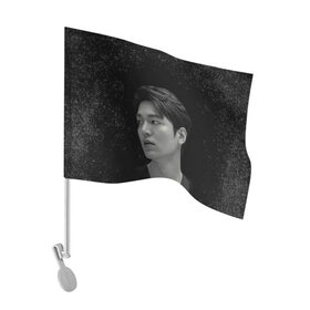 Флаг для автомобиля с принтом Ли Мин Хо Lee Min Ho в Белгороде, 100% полиэстер | Размер: 30*21 см | lee min ho | автограф | дорамы | ли мин хо | песни | профиль | роли | фильмы | фото