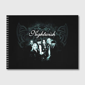 Альбом для рисования с принтом NIGHTWISH в Белгороде, 100% бумага
 | матовая бумага, плотность 200 мг. | metal | nightwish | tarja turunen | метал | музыка | найтвиш | рок | симфо метал | тарья турунен