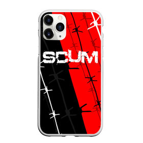 Чехол для iPhone 11 Pro матовый с принтом SCUM в Белгороде, Силикон |  | action | game | scum | tec1 | выживание | выжить | ресурсы | скам игра | тюремная