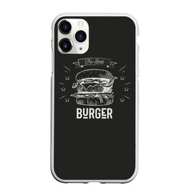 Чехол для iPhone 11 Pro Max матовый с принтом Бургер в Белгороде, Силикон |  | Тематика изображения на принте: fast food | the best burger | бургер | еда | фастфуд