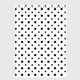 Скетчбук с принтом Точки черные на белом в Белгороде, 100% бумага
 | 48 листов, плотность листов — 100 г/м2, плотность картонной обложки — 250 г/м2. Листы скреплены сверху удобной пружинной спиралью | abstract | background | black | geometric | pattern | spot | texture | various | wrapping | горошек | крапинки | пятнаround | разные  узор | точки | черные
