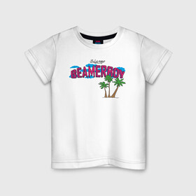 Детская футболка хлопок с принтом Beamerboy в Белгороде, 100% хлопок | круглый вырез горловины, полуприлегающий силуэт, длина до линии бедер | Тематика изображения на принте: hip hop | lil peep | lilpeep | lilpip | rap | rep | лил пип | лилпип | реп | рэп | хип хоп | эмо рэп