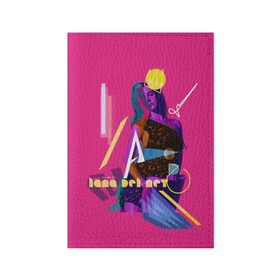 Обложка для паспорта матовая кожа с принтом lana del rey в Белгороде, натуральная матовая кожа | размер 19,3 х 13,7 см; прозрачные пластиковые крепления | lana del rey | music | лана дел рей | музыка | певица