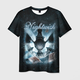 Мужская футболка 3D с принтом NIGHTWISH в Белгороде, 100% полиэфир | прямой крой, круглый вырез горловины, длина до линии бедер | Тематика изображения на принте: metal | nightwish | tarja turunen | метал | музыка | найтвиш | рок | симфо метал | тарья турунен