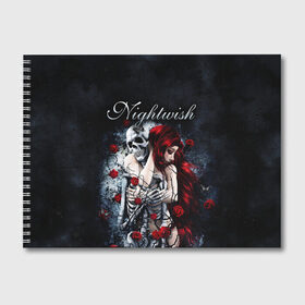 Альбом для рисования с принтом NIGHTWISH в Белгороде, 100% бумага
 | матовая бумага, плотность 200 мг. | metal | nightwish | tarja turunen | метал | музыка | найтвиш | рок | симфо метал | тарья турунен