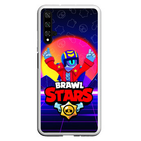 Чехол для Honor 20 с принтом BRAWL STARS STU в Белгороде, Силикон | Область печати: задняя сторона чехла, без боковых панелей | brawl stars | skin | stu | бравл старс | бравлеры | персонаж | приватный сервер | робот. | скин | сту