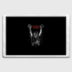 Магнит 45*70 с принтом Cannibal Corpse в Белгороде, Пластик | Размер: 78*52 мм; Размер печати: 70*45 | cannibal corpse | kreator | punk rock | slayer | sodom | анархия | блэк метал | гаражный рок | гранж | дэт метал | металл | панк рок | рок музыка | рок н ролл | рокер | треш метал | труп каннибал | тяжелый рок | хард рок