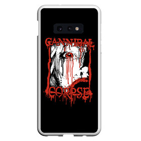 Чехол для Samsung S10E с принтом Cannibal Corpse в Белгороде, Силикон | Область печати: задняя сторона чехла, без боковых панелей | cannibal corpse | kreator | punk rock | slayer | sodom | анархия | блэк метал | гаражный рок | гранж | дэт метал | металл | панк рок | рок музыка | рок н ролл | рокер | треш метал | труп каннибал | тяжелый рок | хард рок