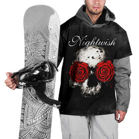 Накидка на куртку 3D с принтом NIGHTWISH в Белгороде, 100% полиэстер |  | metal | nightwish | tarja turunen | метал | музыка | найтвиш | рок | симфо метал | тарья турунен