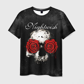 Мужская футболка 3D с принтом NIGHTWISH в Белгороде, 100% полиэфир | прямой крой, круглый вырез горловины, длина до линии бедер | metal | nightwish | tarja turunen | метал | музыка | найтвиш | рок | симфо метал | тарья турунен