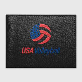 Обложка для студенческого билета с принтом USA Volleyball в Белгороде, натуральная кожа | Размер: 11*8 см; Печать на всей внешней стороне | Тематика изображения на принте: sport | usa | volleyball | америка | волейбол | игра | лето | мяч | пляж | спорт | сша | чемпион