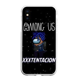 Чехол для iPhone XS Max матовый с принтом Among Us- XXXTENTACION в Белгороде, Силикон | Область печати: задняя сторона чехла, без боковых панелей | among | game | hip hop | rap | space | star | us | амонг ас | герои | детям | звезды | игры | икс | космос | музыка | рэп | тентасьон | хип хоп | экс