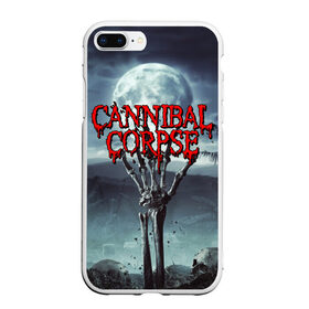 Чехол для iPhone 7Plus/8 Plus матовый с принтом CANNIBAL CORPSE в Белгороде, Силикон | Область печати: задняя сторона чехла, без боковых панелей | Тематика изображения на принте: cannibal corpse | evisceration plague | hammer smashed face. | violence unimagined | дэт метал | музыка | рок | труп каннибала