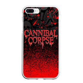 Чехол для iPhone 7Plus/8 Plus матовый с принтом CANNIBAL CORPSE в Белгороде, Силикон | Область печати: задняя сторона чехла, без боковых панелей | Тематика изображения на принте: cannibal corpse | evisceration plague | hammer smashed face. | violence unimagined | дэт метал | музыка | рок | труп каннибала