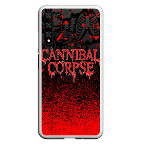 Чехол для Honor 20 с принтом CANNIBAL CORPSE в Белгороде, Силикон | Область печати: задняя сторона чехла, без боковых панелей | Тематика изображения на принте: cannibal corpse | evisceration plague | hammer smashed face. | violence unimagined | дэт метал | музыка | рок | труп каннибала