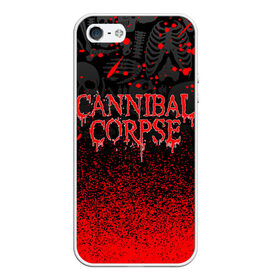 Чехол для iPhone 5/5S матовый с принтом CANNIBAL CORPSE в Белгороде, Силикон | Область печати: задняя сторона чехла, без боковых панелей | Тематика изображения на принте: cannibal corpse | evisceration plague | hammer smashed face. | violence unimagined | дэт метал | музыка | рок | труп каннибала