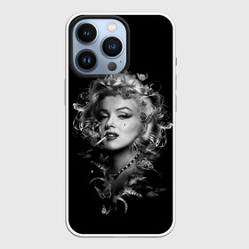 Чехол для iPhone 13 Pro с принтом МЭРИЛИН в Белгороде,  |  | cinema | gangster | gangta | gun | hollywood | marylyn | monroe | retro | usa | актриса | гангстер | голливуд | кино | красота | мэрлин монро | портрет | ретро