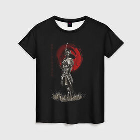 Женская футболка 3D с принтом Самурай после битвы в Белгороде, 100% полиэфир ( синтетическое хлопкоподобное полотно) | прямой крой, круглый вырез горловины, длина до линии бедер | боевые искусства | история | легендарные воины | минимализм | самурай