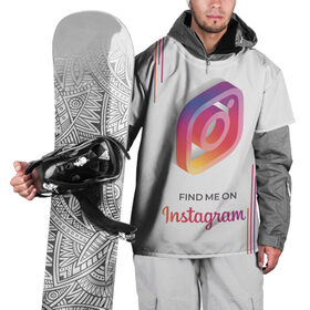 Накидка на куртку 3D с принтом Инстаграм / Instagram в Белгороде, 100% полиэстер |  | facebook | instagram | инста | инстаграм | платформа | приложение | редактор фотографий | социальная сеть | соцсеть