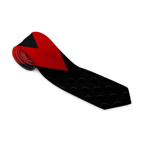 Галстук 3D с принтом Красный галстук 3D в Белгороде, 100% полиэстер | Длина 148 см; Плотность 150-180 г/м2 | абстракция | илюстрация | искуство | культура | минимализм | текстура | узор