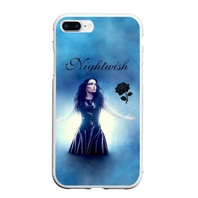 Чехол для iPhone 7Plus/8 Plus матовый с принтом Nightwish в Белгороде, Силикон | Область печати: задняя сторона чехла, без боковых панелей | gothic | metall | nightwish | rock | tarja turunen | готические | логотипы рок групп | метал | музыка | найтвиш | рок группы | рокерские | симфоник метал | тарья турунен | черная роза