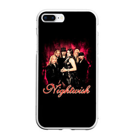 Чехол для iPhone 7Plus/8 Plus матовый с принтом Nightwish в Белгороде, Силикон | Область печати: задняя сторона чехла, без боковых панелей | gothic | metall | nightwish | rock | tarja turunen | готические | логотипы рок групп | метал | музыка | найтвиш | рок группы | рокерские | симфоник метал | тарья турунен