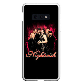 Чехол для Samsung S10E с принтом Nightwish в Белгороде, Силикон | Область печати: задняя сторона чехла, без боковых панелей | gothic | metall | nightwish | rock | tarja turunen | готические | логотипы рок групп | метал | музыка | найтвиш | рок группы | рокерские | симфоник метал | тарья турунен