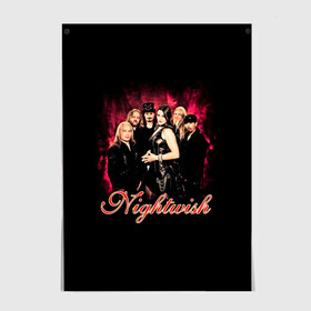 Постер с принтом Nightwish в Белгороде, 100% бумага
 | бумага, плотность 150 мг. Матовая, но за счет высокого коэффициента гладкости имеет небольшой блеск и дает на свету блики, но в отличии от глянцевой бумаги не покрыта лаком | Тематика изображения на принте: gothic | metall | nightwish | rock | tarja turunen | готические | логотипы рок групп | метал | музыка | найтвиш | рок группы | рокерские | симфоник метал | тарья турунен
