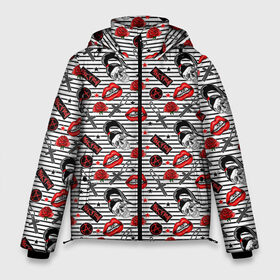 Мужская зимняя куртка 3D с принтом Rocknroll в Белгороде, верх — 100% полиэстер; подкладка — 100% полиэстер; утеплитель — 100% полиэстер | длина ниже бедра, свободный силуэт Оверсайз. Есть воротник-стойка, отстегивающийся капюшон и ветрозащитная планка. 

Боковые карманы с листочкой на кнопках и внутренний карман на молнии. | anarchy | hard rock | metal | music | punk rock | punks not dead | rock music | rocker | rocknroll | анархия | гаражный рок | гитара | гранж | металл | музыка | панк рок | рок музыка | рок н ролл | рокер | трэш метал | тяжелый рок | хард рок
