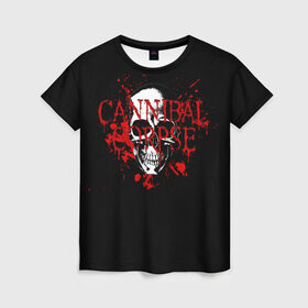 Женская футболка 3D с принтом Cannibal Corpse в Белгороде, 100% полиэфир ( синтетическое хлопкоподобное полотно) | прямой крой, круглый вырез горловины, длина до линии бедер | cannibal | cannibal corpse | corpse | trash | алекс уэбстер | брутальный дэт метал | джордж фишер | дэт метал | дэтграйнд | пол мазуркевич | пэт обрайэн | роб барретт
