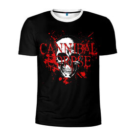 Мужская футболка 3D спортивная с принтом Cannibal Corpse в Белгороде, 100% полиэстер с улучшенными характеристиками | приталенный силуэт, круглая горловина, широкие плечи, сужается к линии бедра | cannibal | cannibal corpse | corpse | trash | алекс уэбстер | брутальный дэт метал | джордж фишер | дэт метал | дэтграйнд | пол мазуркевич | пэт обрайэн | роб барретт