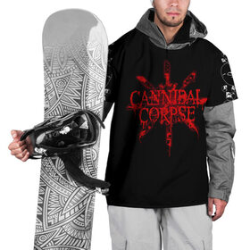 Накидка на куртку 3D с принтом Cannibal Corpse в Белгороде, 100% полиэстер |  | cannibal | cannibal corpse | corpse | trash | алекс уэбстер | брутальный дэт метал | дэт метал | дэтграйнд | пол мазуркевич