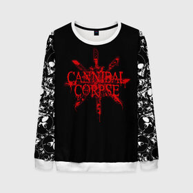 Мужской свитшот 3D с принтом Cannibal Corpse в Белгороде, 100% полиэстер с мягким внутренним слоем | круглый вырез горловины, мягкая резинка на манжетах и поясе, свободная посадка по фигуре | cannibal | cannibal corpse | corpse | trash | алекс уэбстер | брутальный дэт метал | дэт метал | дэтграйнд | пол мазуркевич