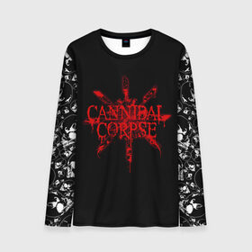 Мужской лонгслив 3D с принтом Cannibal Corpse в Белгороде, 100% полиэстер | длинные рукава, круглый вырез горловины, полуприлегающий силуэт | cannibal | cannibal corpse | corpse | trash | алекс уэбстер | брутальный дэт метал | дэт метал | дэтграйнд | пол мазуркевич