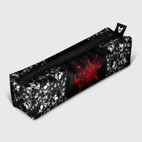 Пенал 3D с принтом Cannibal Corpse в Белгороде, 100% полиэстер | плотная ткань, застежка на молнии | cannibal | cannibal corpse | corpse | trash | алекс уэбстер | брутальный дэт метал | дэт метал | дэтграйнд | пол мазуркевич