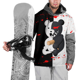 Накидка на куртку 3D с принтом MONOKUMA  МОНОКУМА в Белгороде, 100% полиэстер |  | anime | danganronpa | enoshima | junko | monokuma | аниме | джунко | игра | манга | медведь | монокума | робот медведь | эношима
