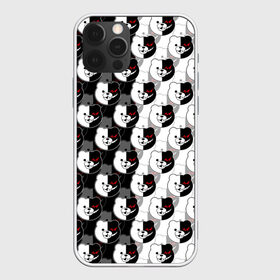 Чехол для iPhone 12 Pro Max с принтом MONOKUMA  МОНОКУМА PATTERN в Белгороде, Силикон |  | anime | danganronpa | enoshima | junko | monokuma | аниме | джунко | игра | манга | медведь | монокума | робот медведь | эношима