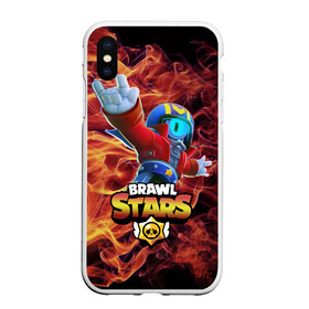 Чехол для iPhone XS Max матовый с принтом Brawl Stars - Stu в Белгороде, Силикон | Область печати: задняя сторона чехла, без боковых панелей | brawl | brawl ruffs | brawl stars | brawler | colonel ruffs | leon | new brawler | ruffs | ruffus | starrforce | stu | superstar | бравл | бравл старс | бравлер | гавс | гонщик | леон | руффс | сту | сту   каскадёр | сту суперзвезда | 