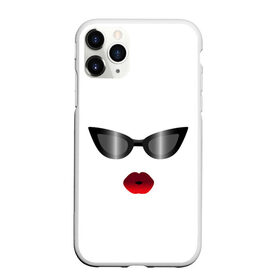 Чехол для iPhone 11 Pro Max матовый с принтом черные очки, красные губы в Белгороде, Силикон |  | Тематика изображения на принте: градиент | для стильных | красные губы | модные очки | помада. | поцелуй | пухлые губы | черные очки