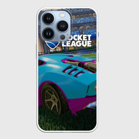 Чехол для iPhone 13 Pro с принтом Rocket League в Белгороде,  |  | Тематика изображения на принте: cars | game | games | rocket league | гонка | гонки | машина | машины | рокет лига