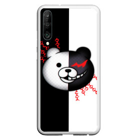 Чехол для Honor P30 с принтом monokuma и епи в Белгороде, Силикон | Область печати: задняя сторона чехла, без боковых панелей | anime | danganronpa | enoshima | junko | monokuma | аниме | джунко | игра | манга | медведь | монокума | робот медведь | эношима