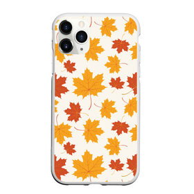 Чехол для iPhone 11 Pro Max матовый с принтом Осень / Autumn в Белгороде, Силикон |  | autumn | indian summer | leaf fall | maple | maple leaf | season | бабье лето | время года | клён | кленовый лист | листопад | осень