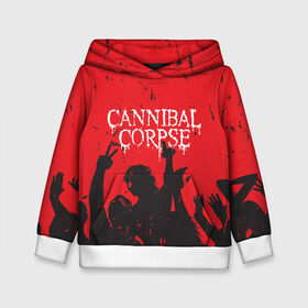 Детская толстовка 3D с принтом Cannibal Corpse | Труп Каннибала (Z) в Белгороде, 100% полиэстер | двухслойный капюшон со шнурком для регулировки, мягкие манжеты на рукавах и по низу толстовки, спереди карман-кенгуру с мягким внутренним слоем | cannibal | cannibal corpse | corpse | death metal | deathgrind | алекс уэбстер | брутальный дэт метал | дэт метал | дэтграйнд | пол мазуркевич | роб барретт | труп каннибала