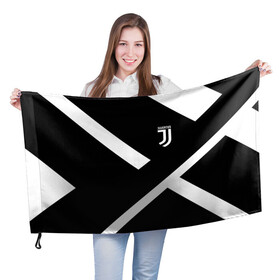 Флаг 3D с принтом JUVENTUS / ЮВЕНТУС в Белгороде, 100% полиэстер | плотность ткани — 95 г/м2, размер — 67 х 109 см. Принт наносится с одной стороны | black white | cr7 | fc juventus | football | juve | juventus | ronaldo | sport | бык | роналдо | роналду | спорт | футбол | чёрно белый | ювентус